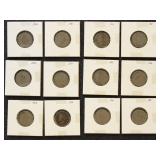 US Coins 50 Liberty 'V' Nickels in dealer flips, m