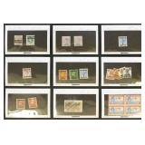 British Colonies Stamps CV $730 on Dealer Cards wi