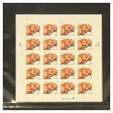 US Stamps #3036 Red Fox Sheet with some staining,