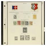Malta Stamps 1880s-1920s Used & Mint Hinged collec