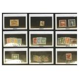 Western Europe Stamps CV $1246 on Dealer Cards wit
