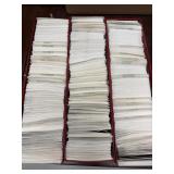Worldwide Stamps Dealer Stock on Cards, identified
