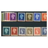 Netherlands Stamps #286-301 Mint NH CV $118