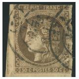 France Stamp #46a Used CV $675