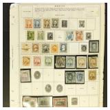Mexico Stamps 1860s-1930s Used and Mint Hinged on
