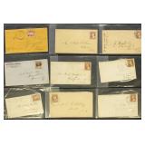 US Postal History 20 1860s Covers and Folded Lette