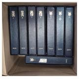 8 DAVO Binders & Slipcases, empty and ready to add