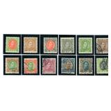Iceland Stamps #176-187 Mint and Used CV $352