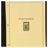 US Stamps 2014 Mint NH Imperforate Stamp Collectio