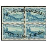 Spain Stamps #B108 variety Mint NH with 1938 Overp