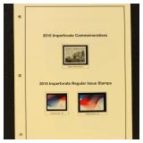 US Stamps 2015, 2021, & 2022 Mint NH Imperforate S