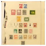 Manchukuo Stamps Collection on a variety of pages