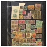 India Stamps Used in Burma on stockpage including