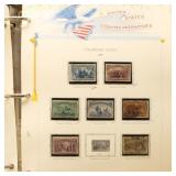 US Commemorative Stamps on White Ace Pages, Columb