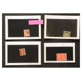 Canada Stamps #14 // 153 on dealer cards CV $900+