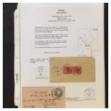 13 India Stamps Used in Burma Covers, Proud id's