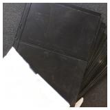 50 Lindner 2-Pocket Double Sided Black plastic pag
