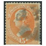 US Stamps #163 Used, reperforated CV $160