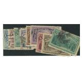 US Stamps #230-238 Used, some small faults CV $163