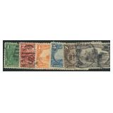 US Stamps #285-290 Used CV $142