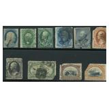 US Stamps Faulty 19th and early 20th Century Group