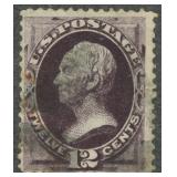 US Stamps #162 Used with small perf faults CV $150