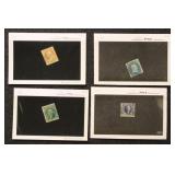 US Stamps #71 // 234 on dealer cards CV $2,100+