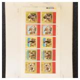 Jordan Stamps #574A-E, #575A-E and 2 pages of Pale