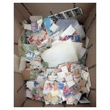 Worldwide Stamps Off Paper Mix in Medium Flat Rate