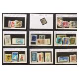 Worldwide Stamps better issues on dealer cards and