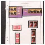 US Imperf Stamps 2014 Mint NH collection of Pairs,