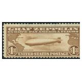 US Stamp #C14 Mint Large Part Original Gum 1930 Ze