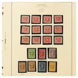 US Silver Tax Stamps 1934-1944 Mint & U CV $2,300+