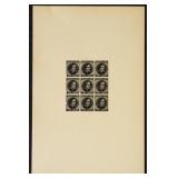 CSA Stamps #U-2-3b Baltimore & Columbus sections o