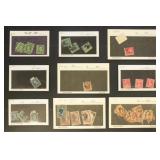 US Stamps 1870s-1940s Used & Mint on variety of de