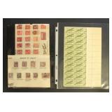 US Stamps 1890s-1930s accumulation including Mint