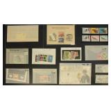 Worldwide Stamps on dealer cards & glassines, smal