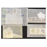 Worldwide Stamps on dealer cards & glassines, smal