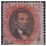 US Stamps #122 Used with APS Certificate Stating "