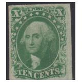 US Stamps #14 Used with PSE Certificate Stating "