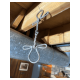 Hand Forged Metal Hook with Decorative Twists