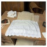Handkerchiefs, Table Linens, and Various Fabric Pieces