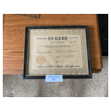 Howard Radio Dealer Certificate