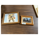 Framed Prints: Saturday Evening Post and Train