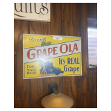 Grape Ola Soda Advertising Sign