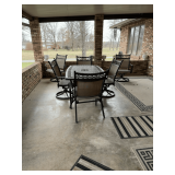 Outdoor Dining Set with Six Chairs