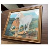 Framed Print of Horses
