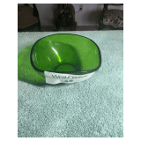 Green Glass Bowl