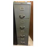 Tower Sears Roebuck & Co. 4-Drawer Metal Filing Cabinet