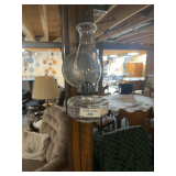Clear Glass Wall-Mounted Oil Lamp